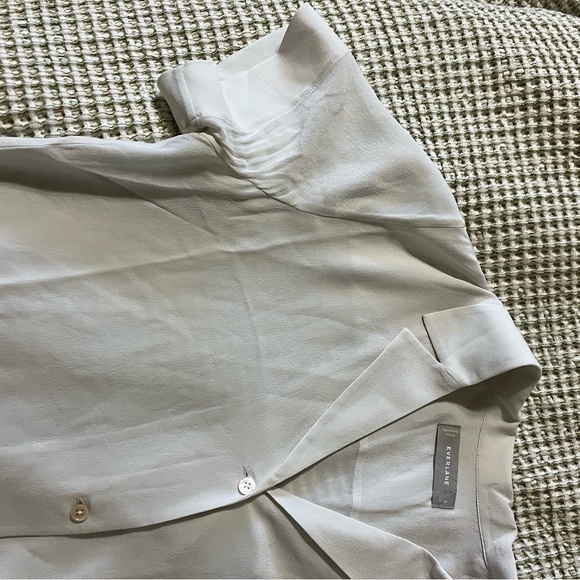 Everlane Silk Button Down Top The Notch Shirt - Picture 11 of 11